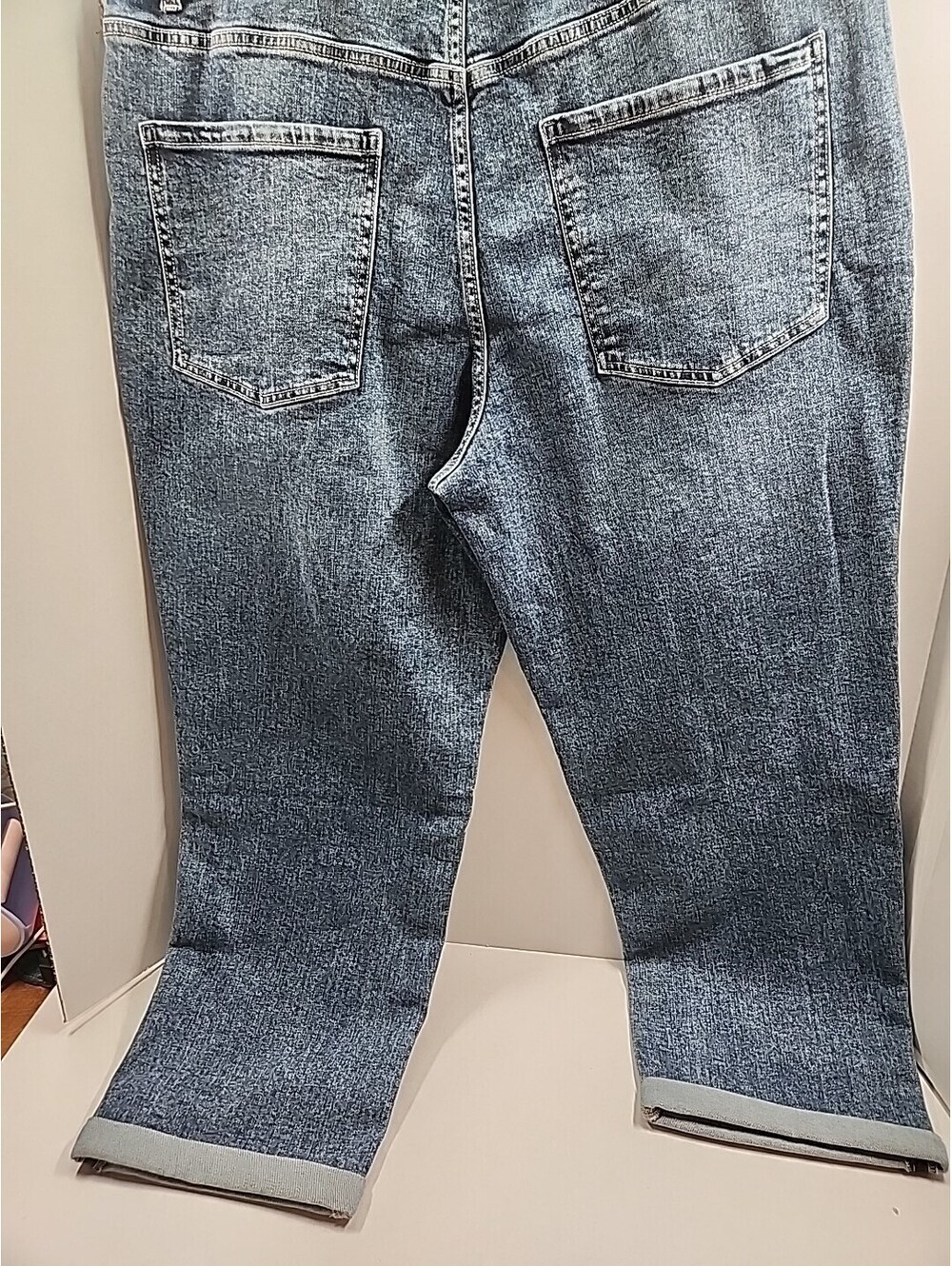 Women's Time And Tru Jeans, 16, New W/tags, High Rise Relaxed Fit Cropped